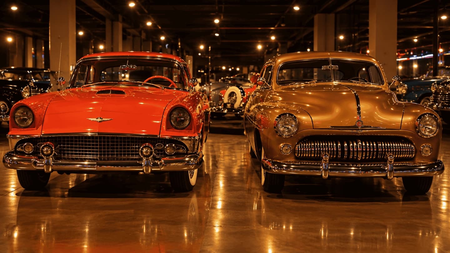 Entry to the Classic Car Show in Balneário Camboriú