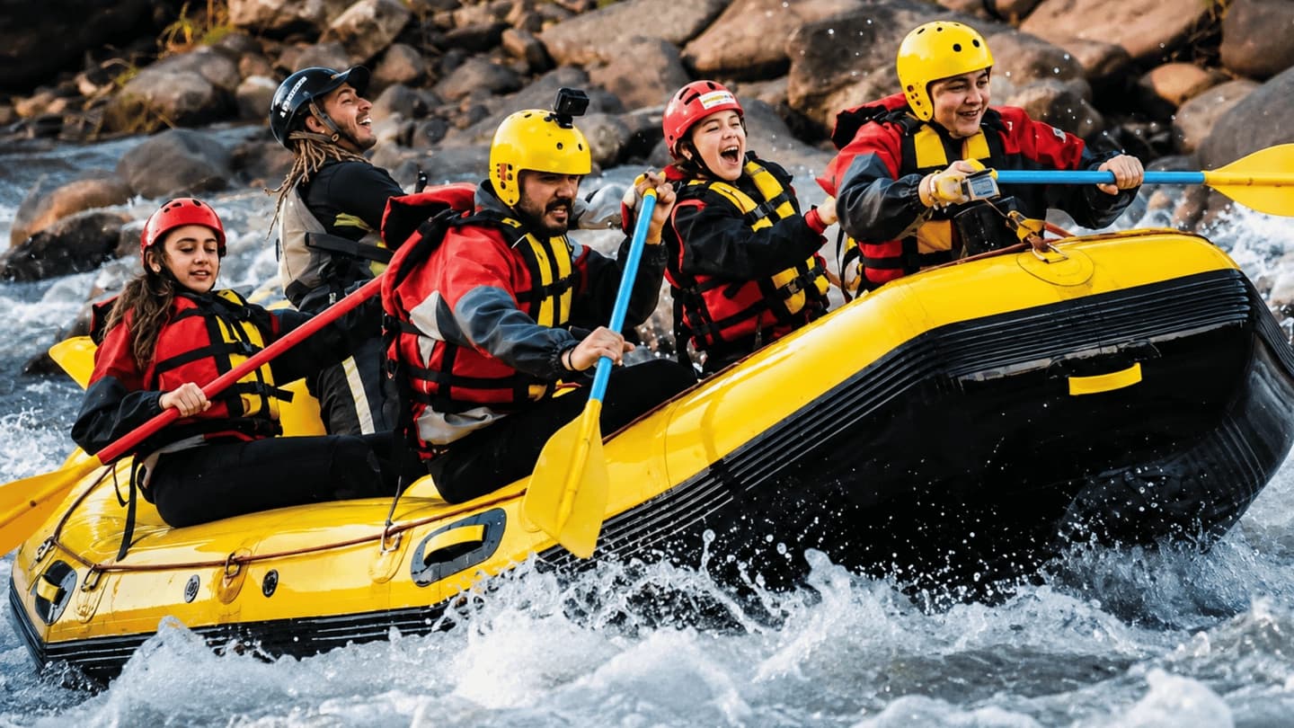 Rafting 12 km en el Río Mendoza Desde Potrerillos