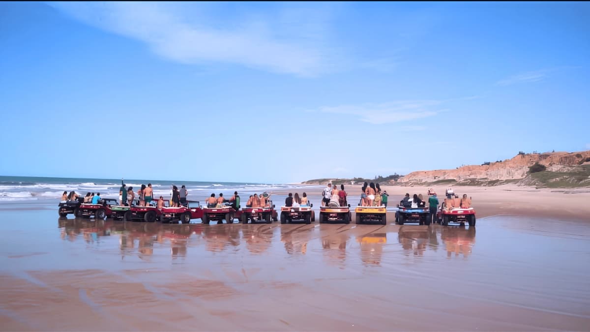 Tour a la playa de Canoa Quebrada desde Fortaleza