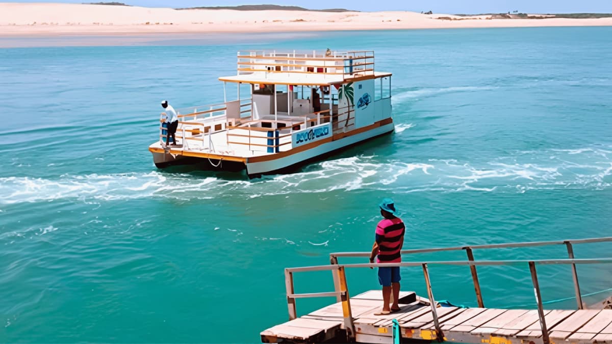 Tour a Flecheiras y Mundaú con paseo en catamarán