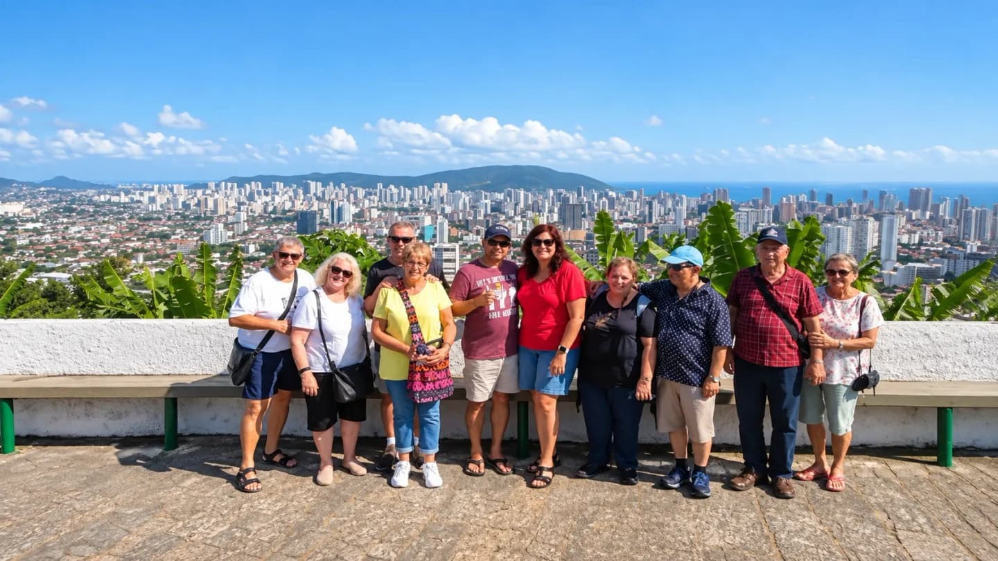 Tour por Santos con Monte Serrat, Museo Pelé y Museo del Café