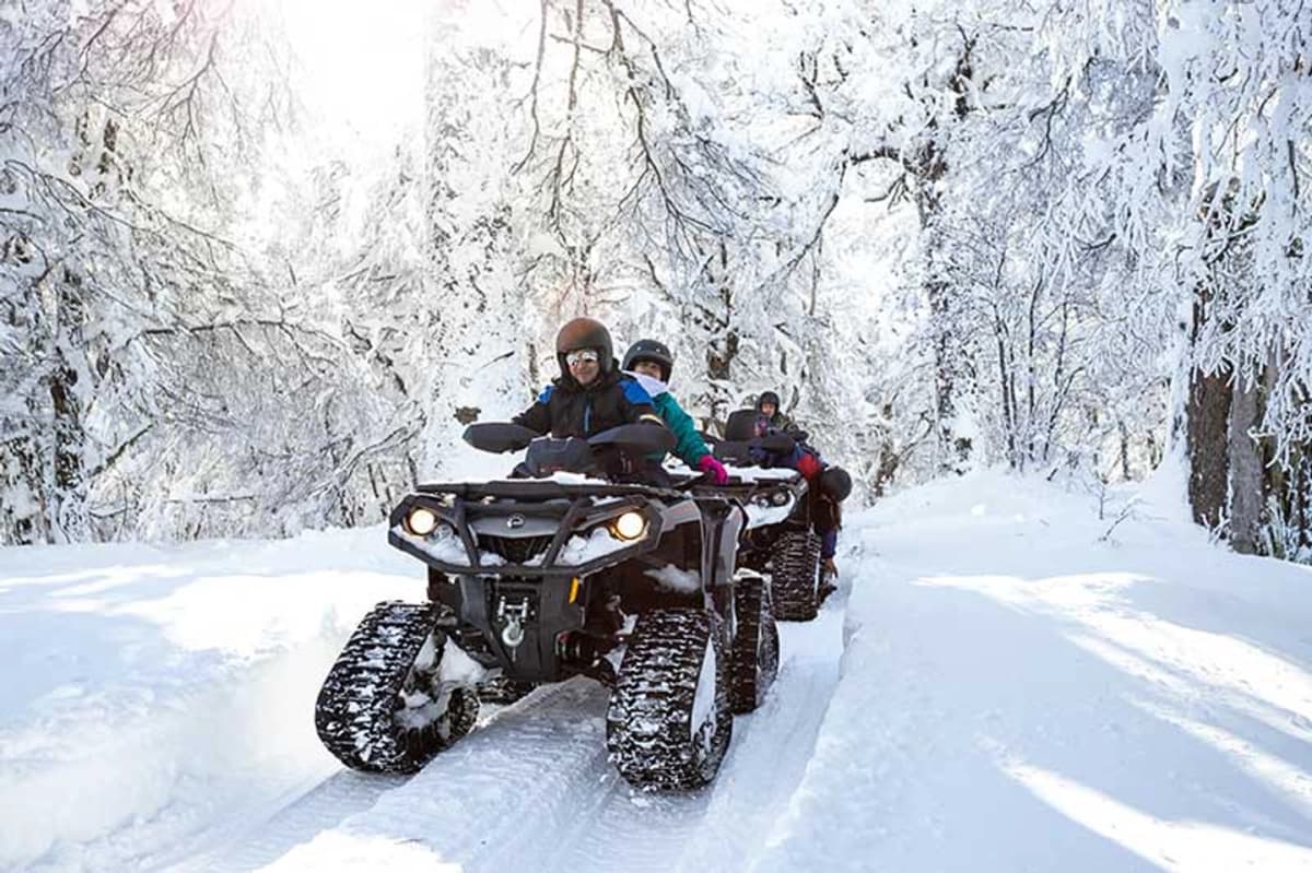Guided Quad Bike Tour with Snow Tracks in Bariloche