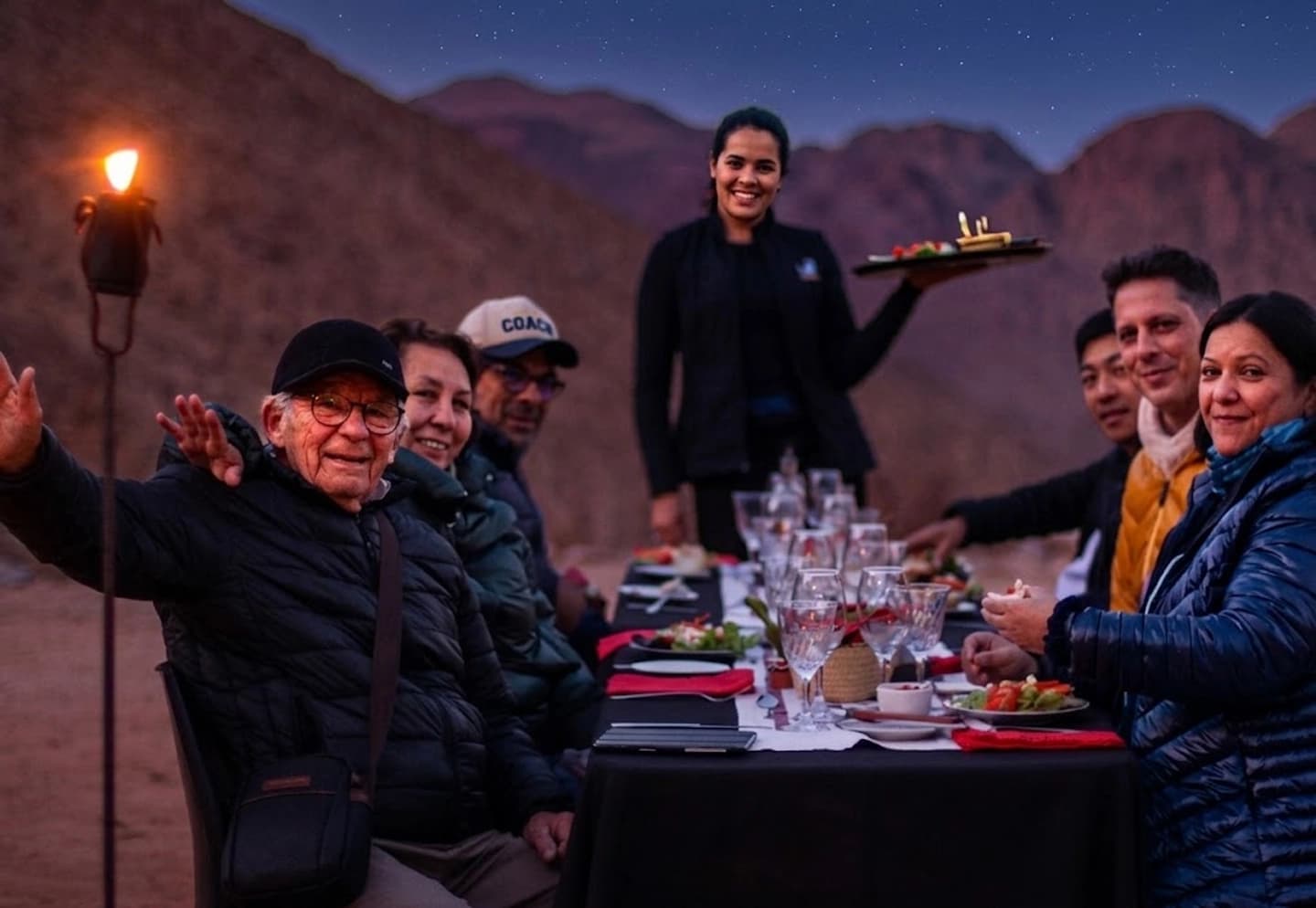 Cena en la Montaña en Valle de Elqui