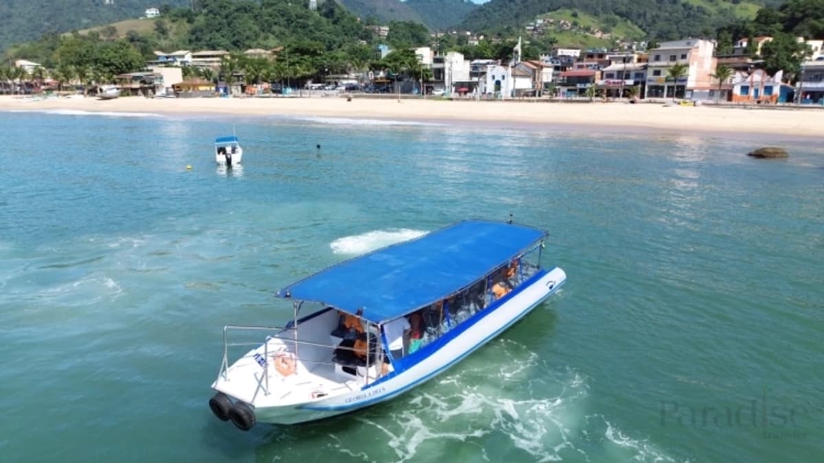 Traslado marítimo compartido a Ilha Grande desde Conceição de Jacareí