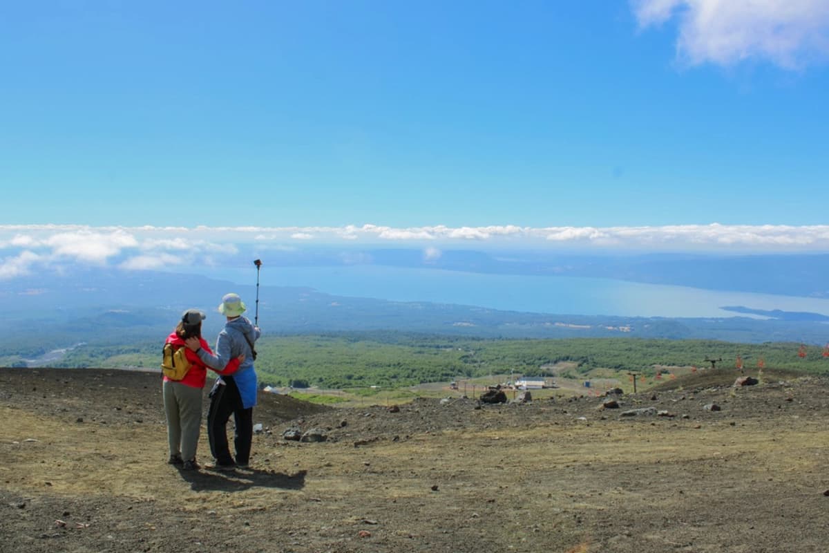Adventure on Villarrica Volcano: Chairlift, Mountain Cart, and Trekking
