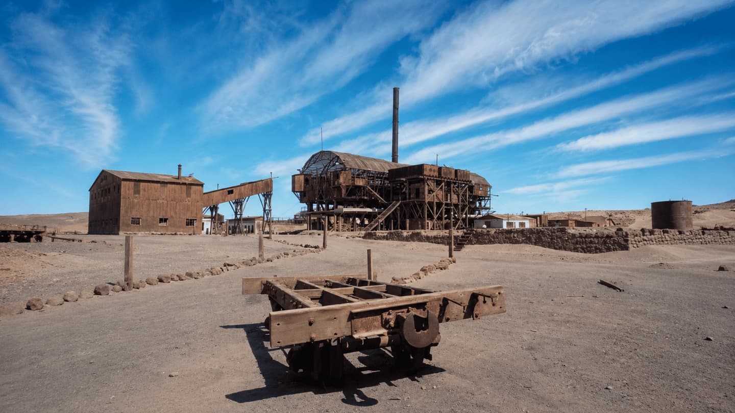 Ruta del Oro Blanco por Humberstone y Santa Laura desde Iquique