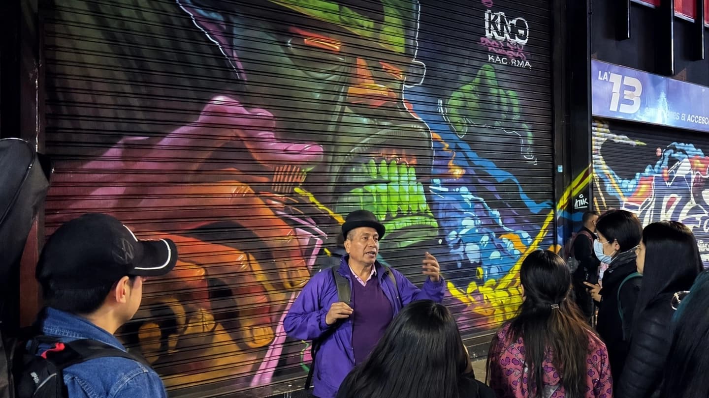 Oficina de Graffiti em Bogotá