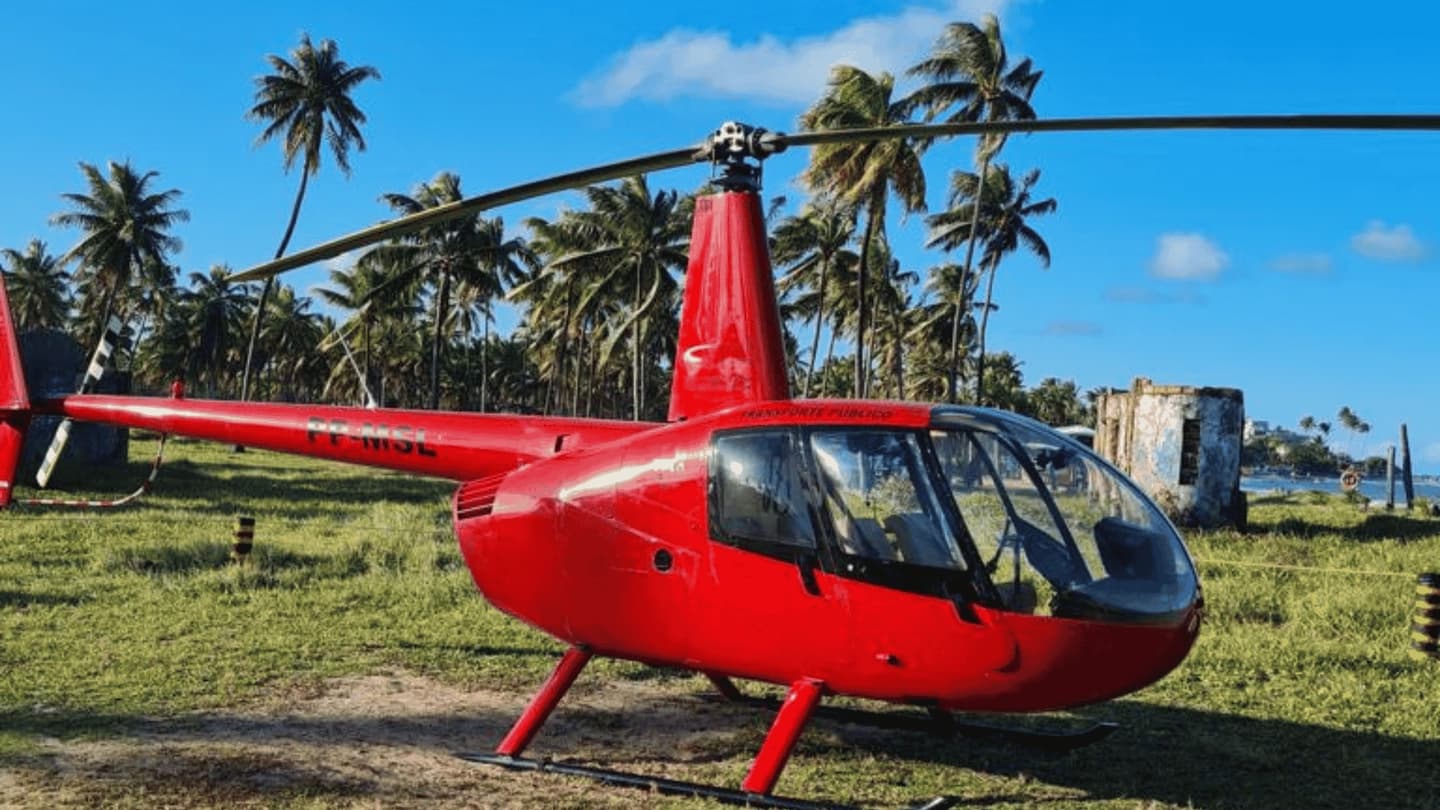 Tour en Helicóptero por Porto de Galinhas desde Maracaípe