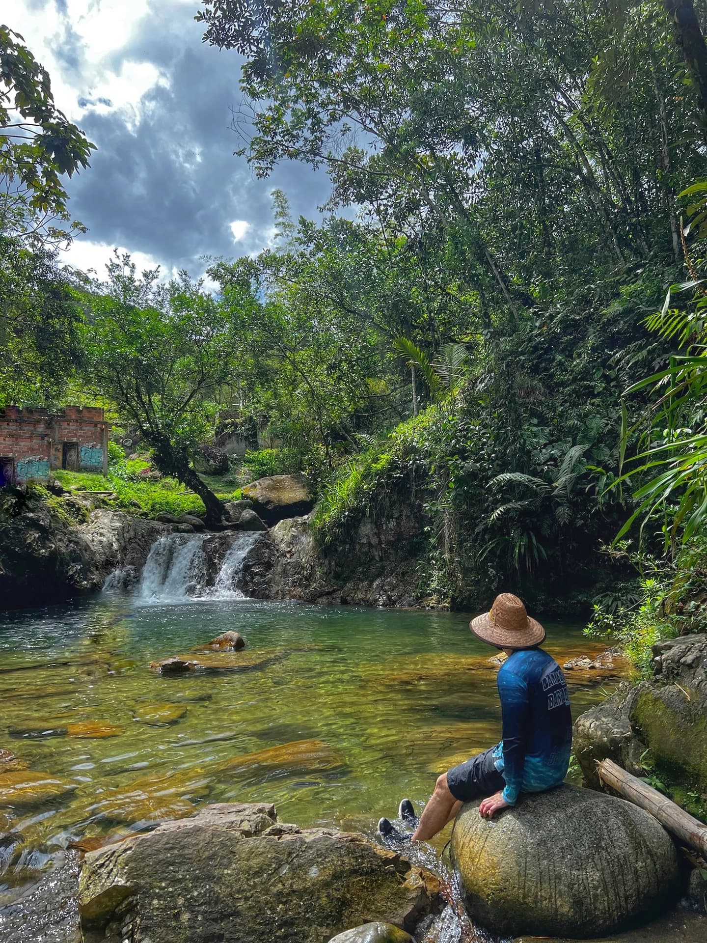 Hiking in Quebrada Boquerón with Pool and Waterfall in San Rafael