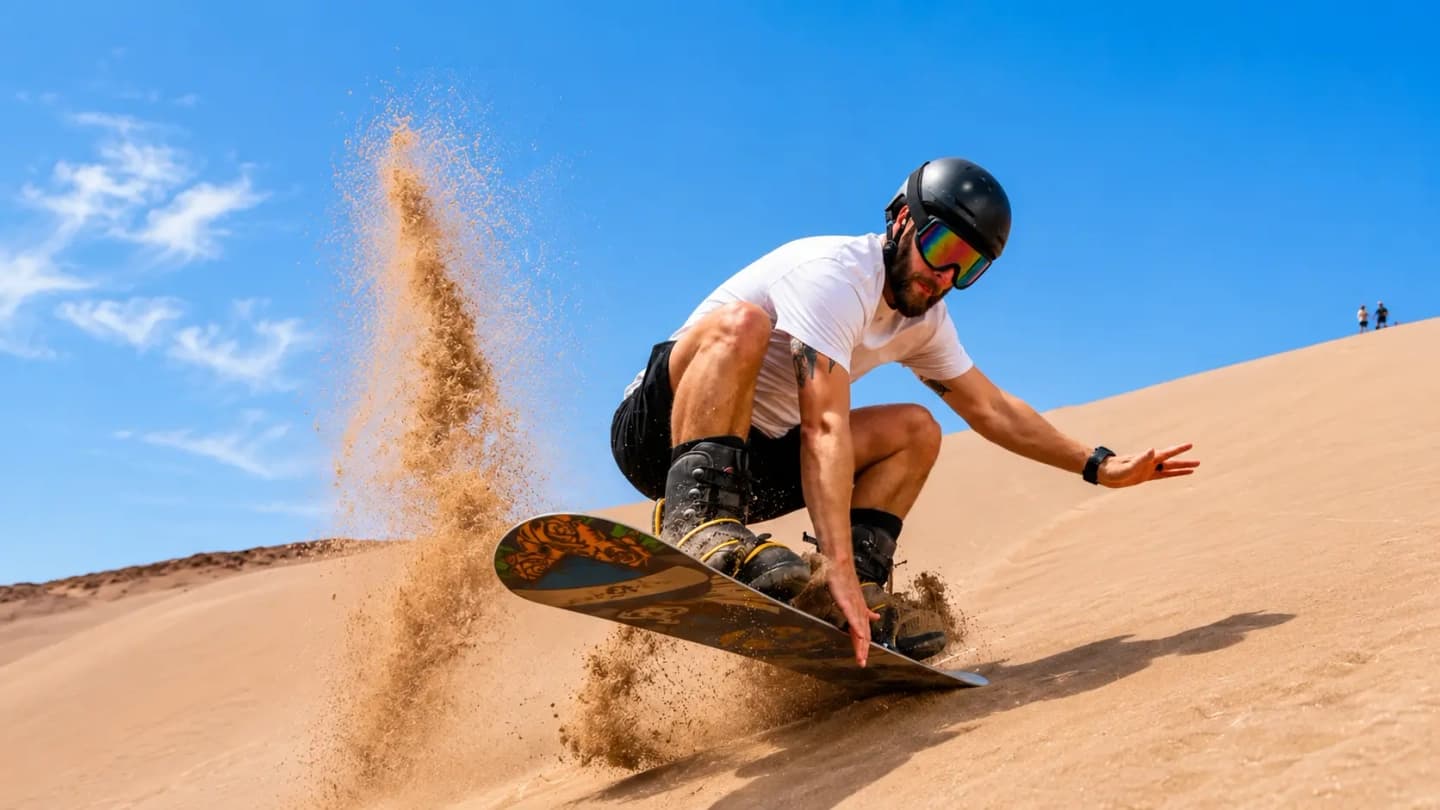 Sandboard en el Valle de la Muerte desde San Pedro de Atacama