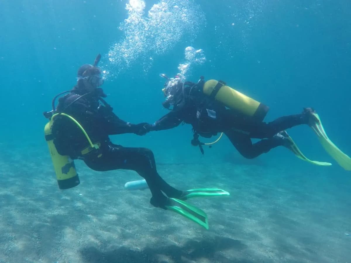 Bautismo de Buceo en Lago Nahuel Huapi 