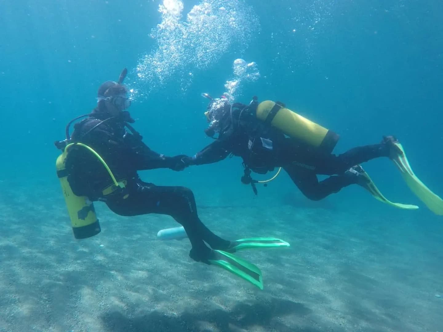 Bautismo de Buceo en Lago Nahuel Huapi 