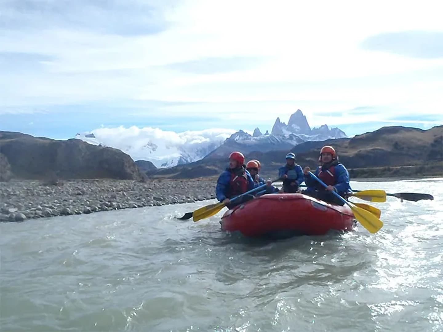 Rafting en Río de las Vueltas en Chaltén 