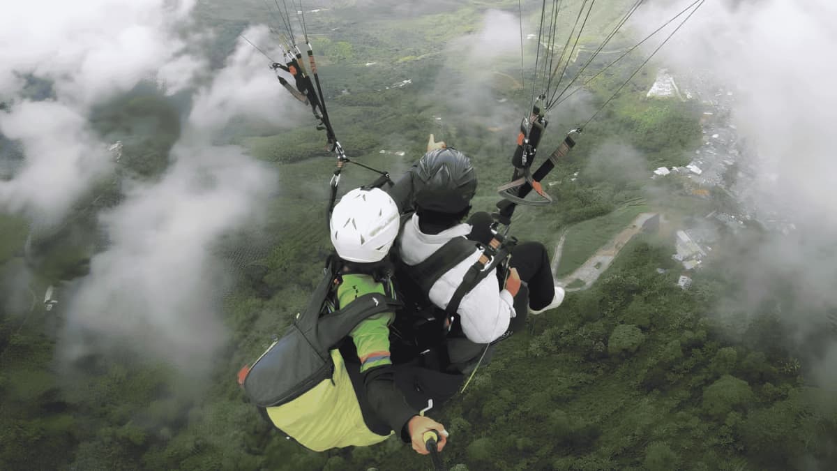 Paragliding Flight in Buenavista Quindío