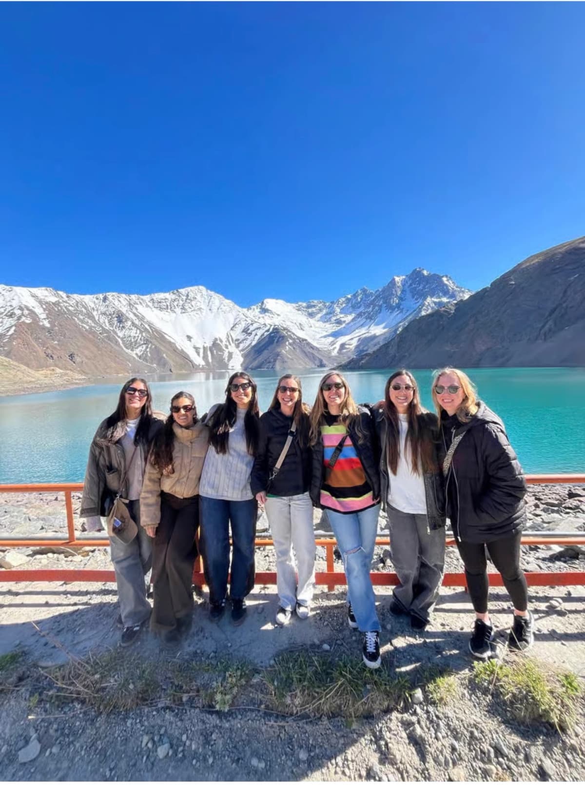 Cajón del Maipo e Reservatório El Yeso com piquenique