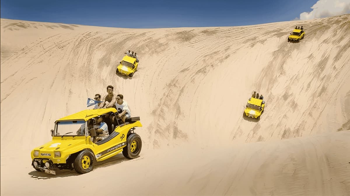 Tour a la playa de Cumbuco desde Fortaleza