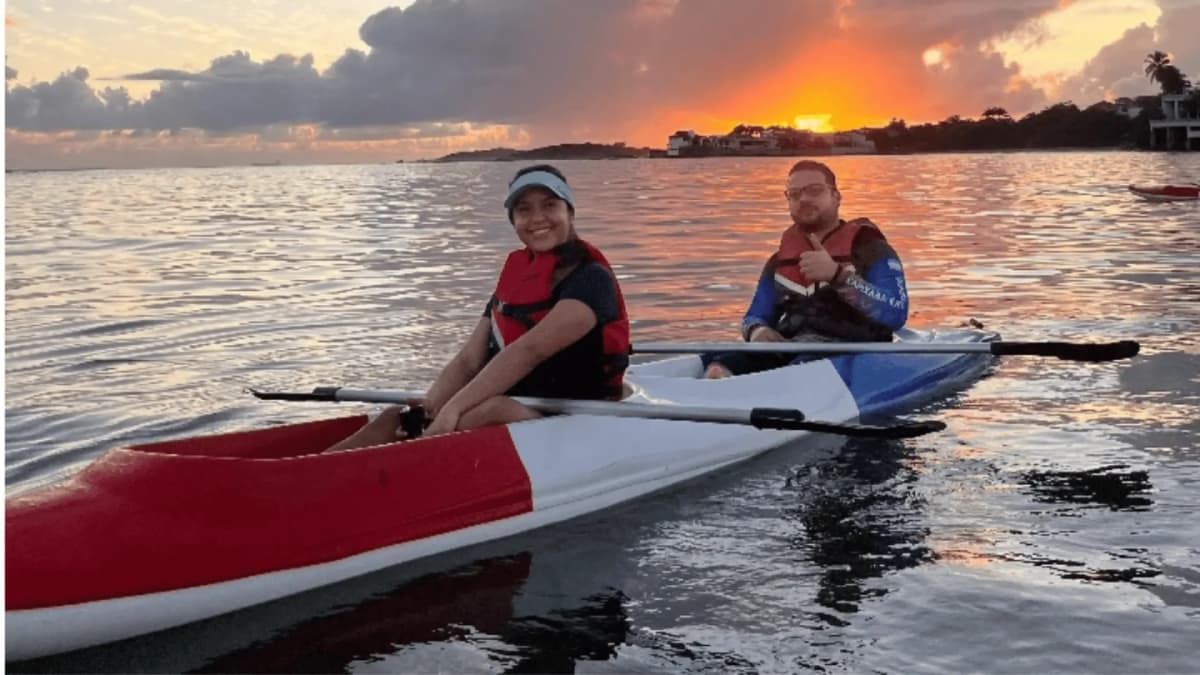 Tour en kayak al amanecer en Vitória Brasil