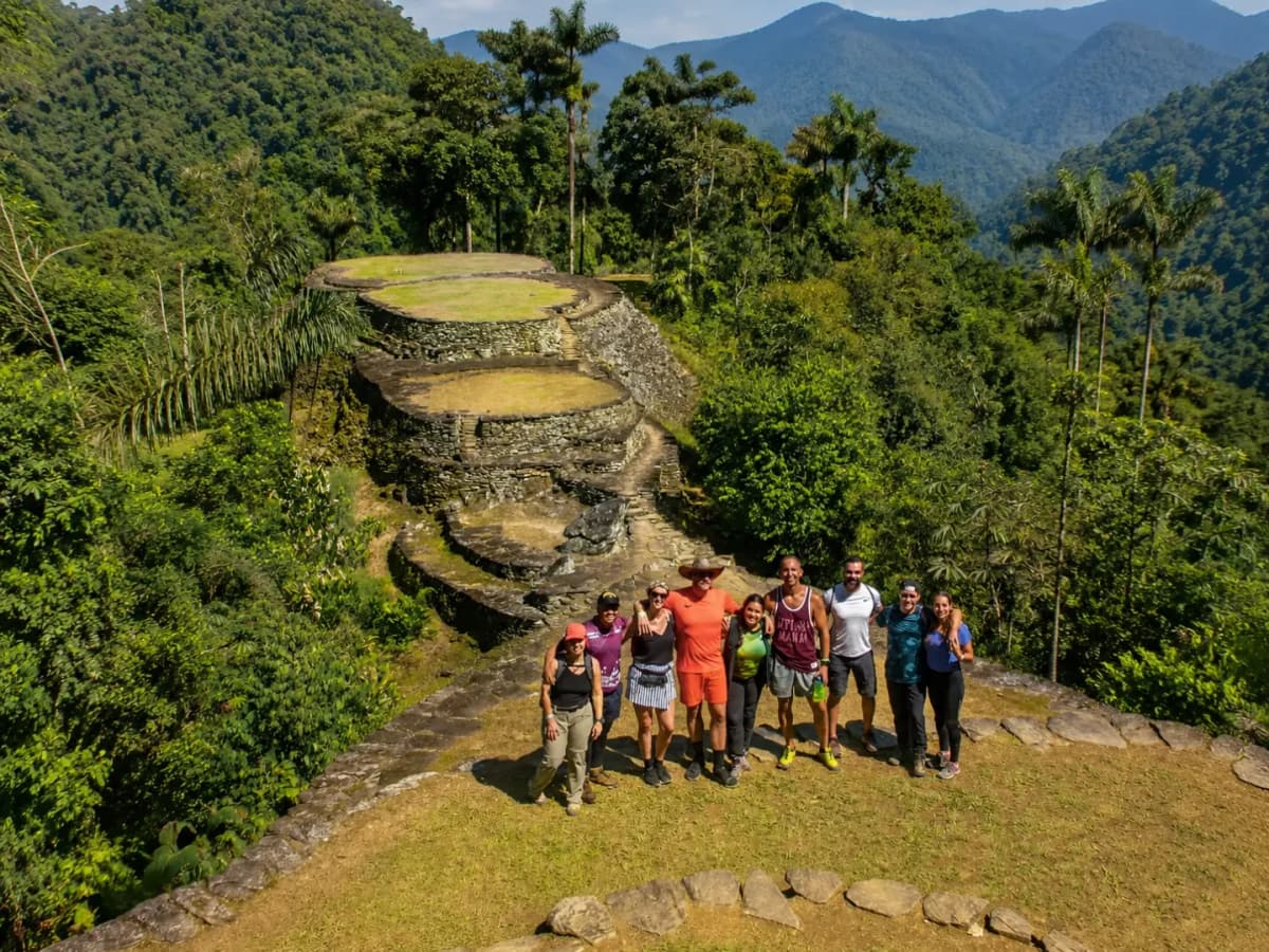 Caminhada para Ciudad Perdida na Sierra Nevada desde Santa Marta