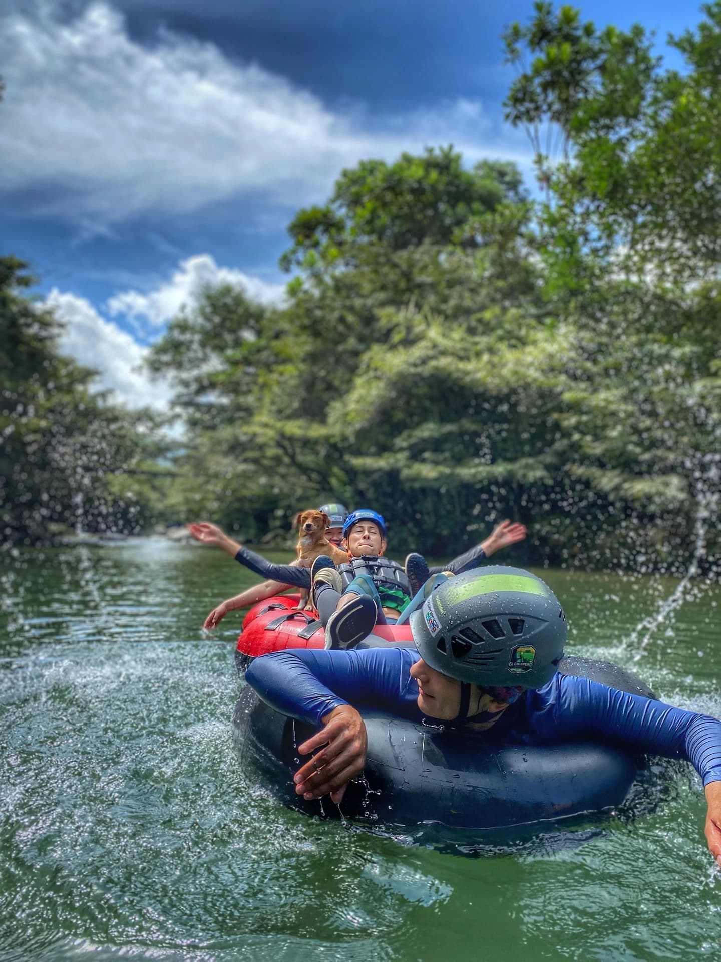 Tubing on the Arenal River in San Rafael