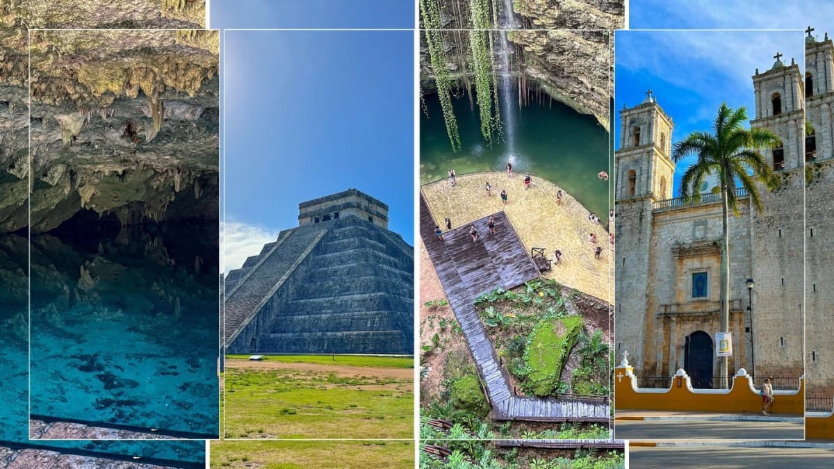 Tour Cobá y Chichén Itzá con Cenote y Valladolid desde Cancún
