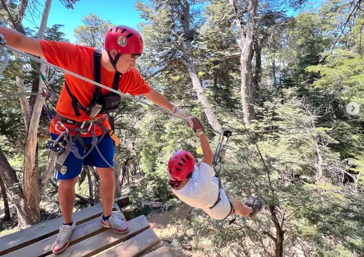 Volá en el Canopy Adventure Tour Bariloche