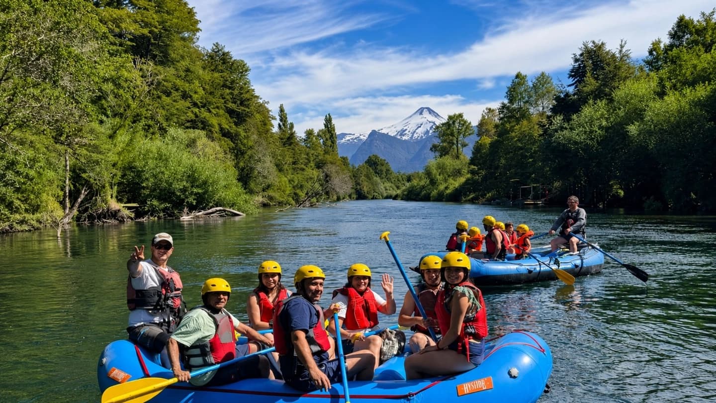 Flotada Familiar en el Río Liucura desde Pucón