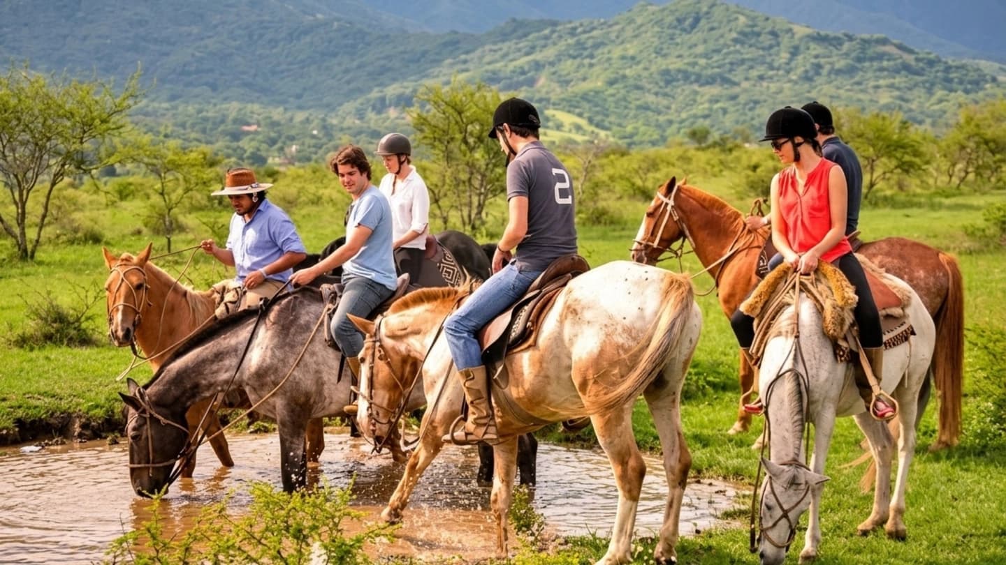Family Horseback Ride to the Hills in Salta - 2 hours