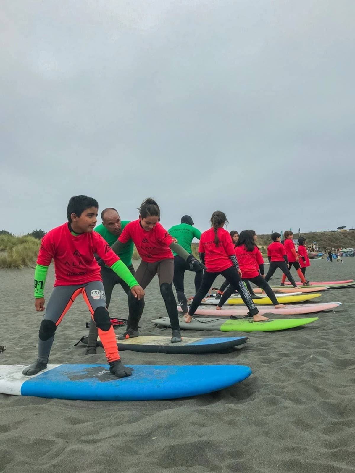 Clase de Surf Grupal en Punta de Lobos