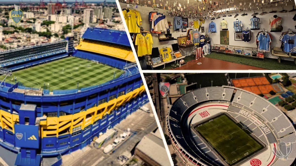 Boca's Bombonera and River's Monumental Stadium Tour