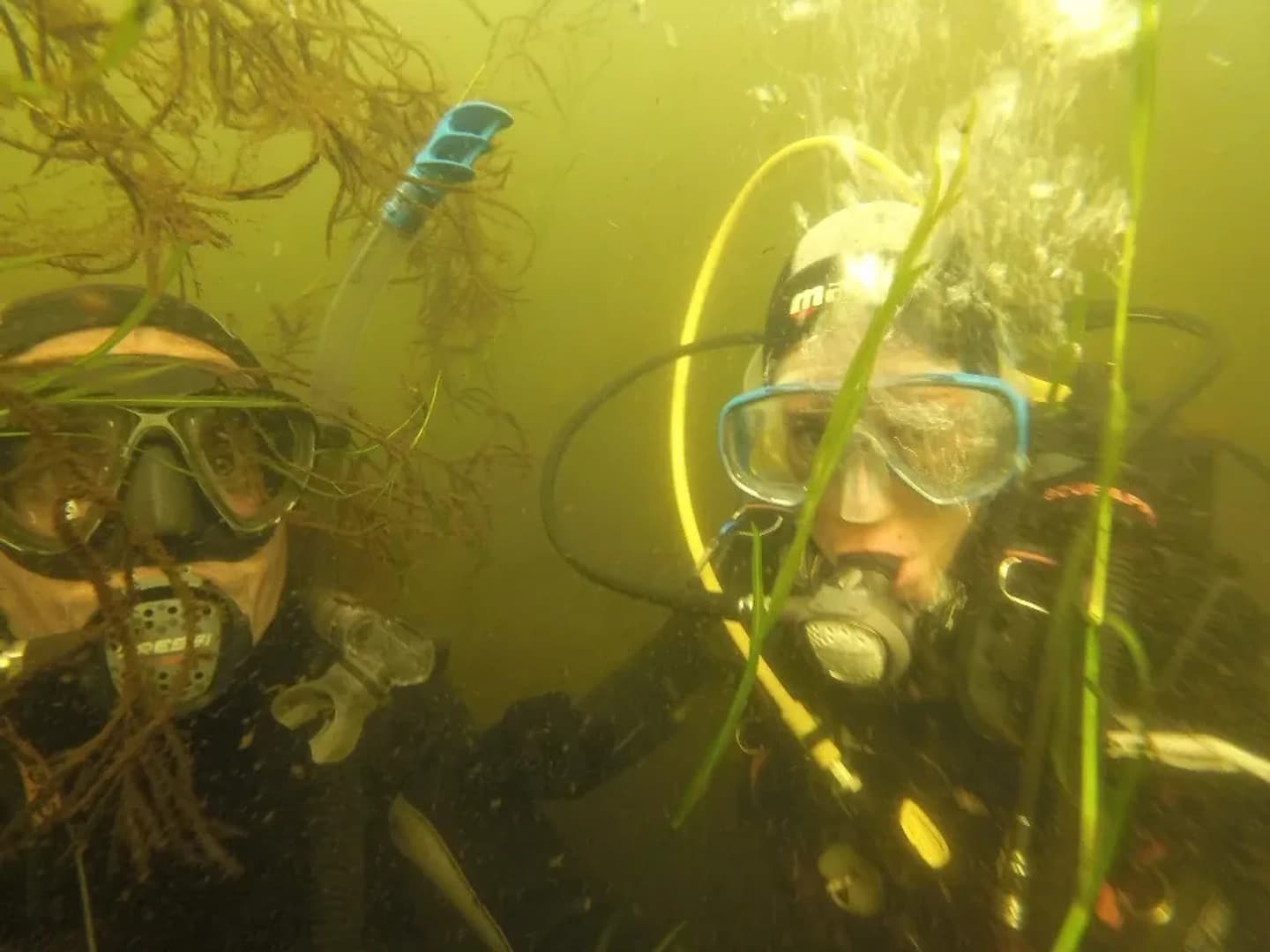Bautismo de Buceo en Dique de la Viña 