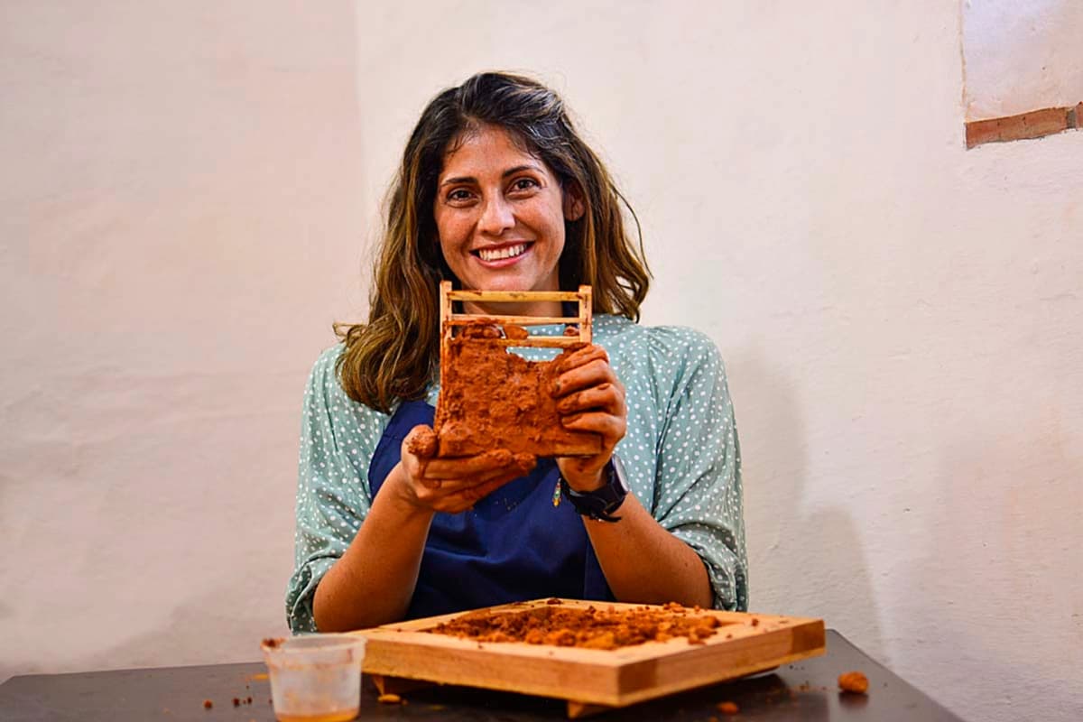 Taller de bahareque en Barichara para aprender construcción en tierra