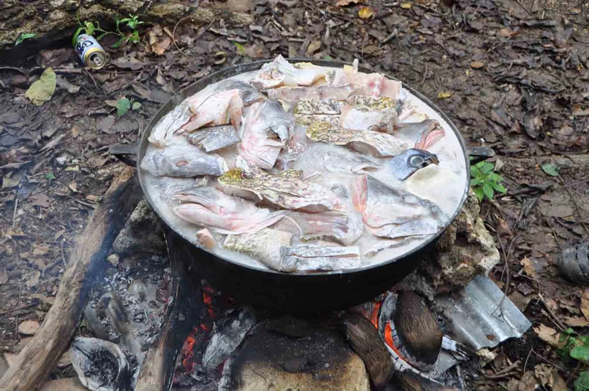 Tour gastronómico de Rondón en San Andrés con cocina en vivo