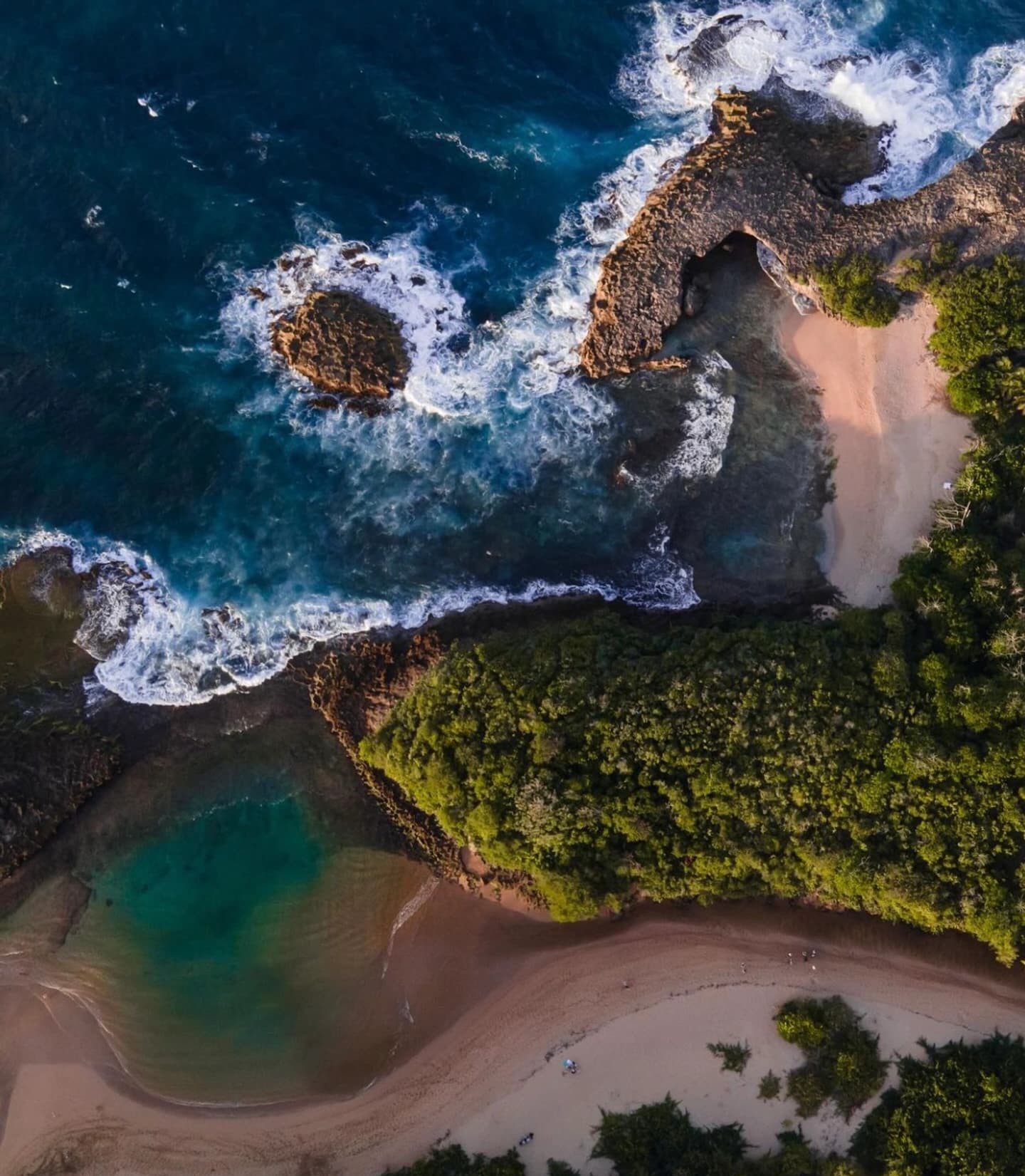 Cuevas y playas de la costa norte de Puerto Rico
