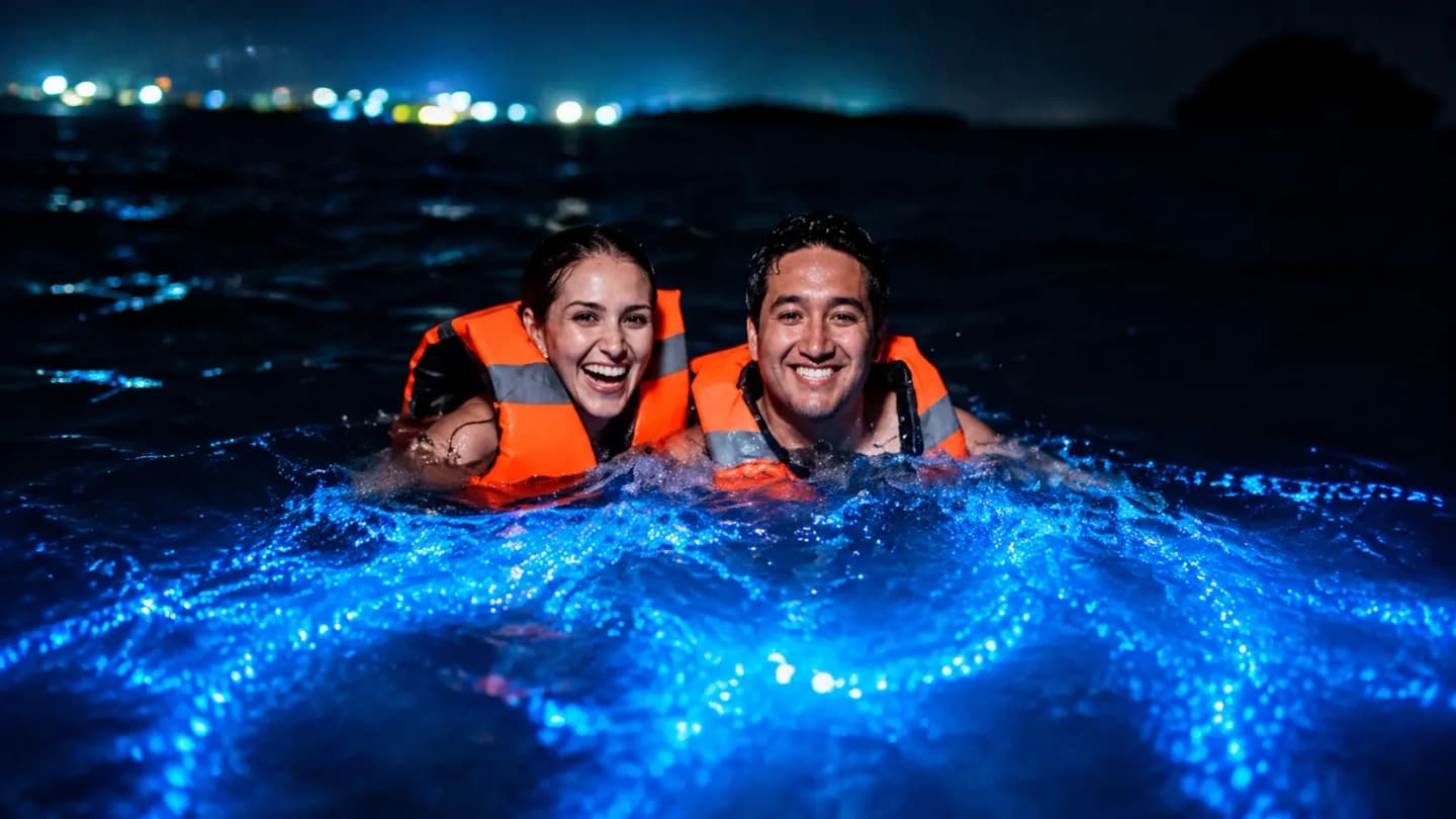 Tour de Plâncton Luminoso na Isla Barú desde Cartagena com almoço