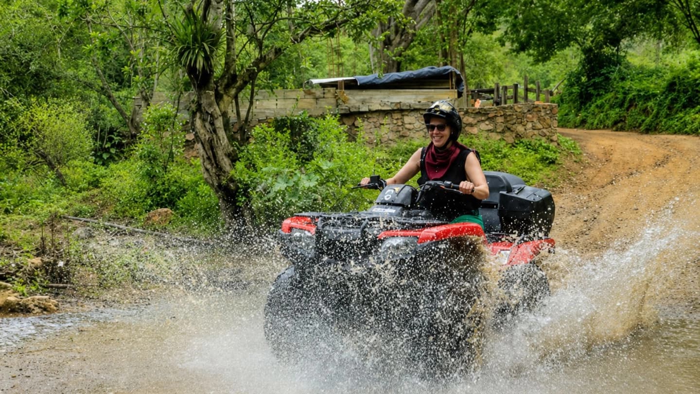 Tour en cuatriciclo por la Sierra Madre + aguas termales 