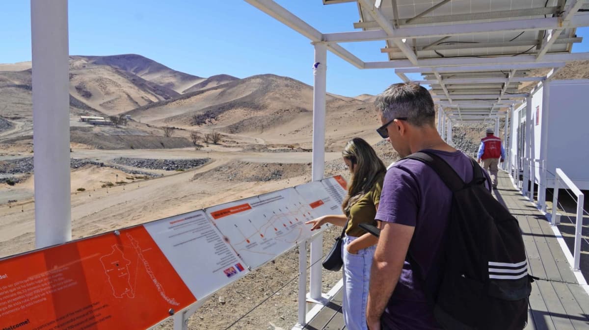 San José Mine and Atacama Dunes from Caldera or Bahía Inglesa