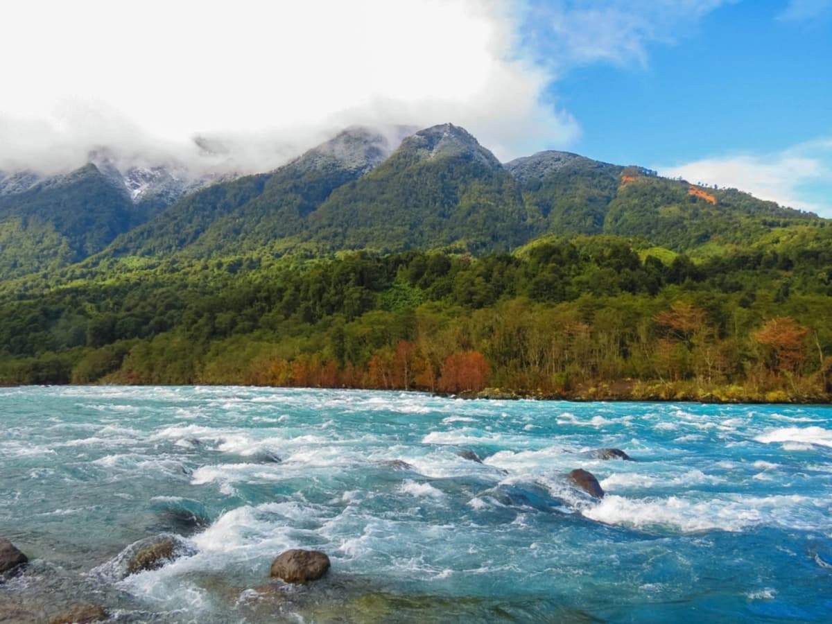 Excursión hacia los Saltos del Petrohué y el Volcán Osorno