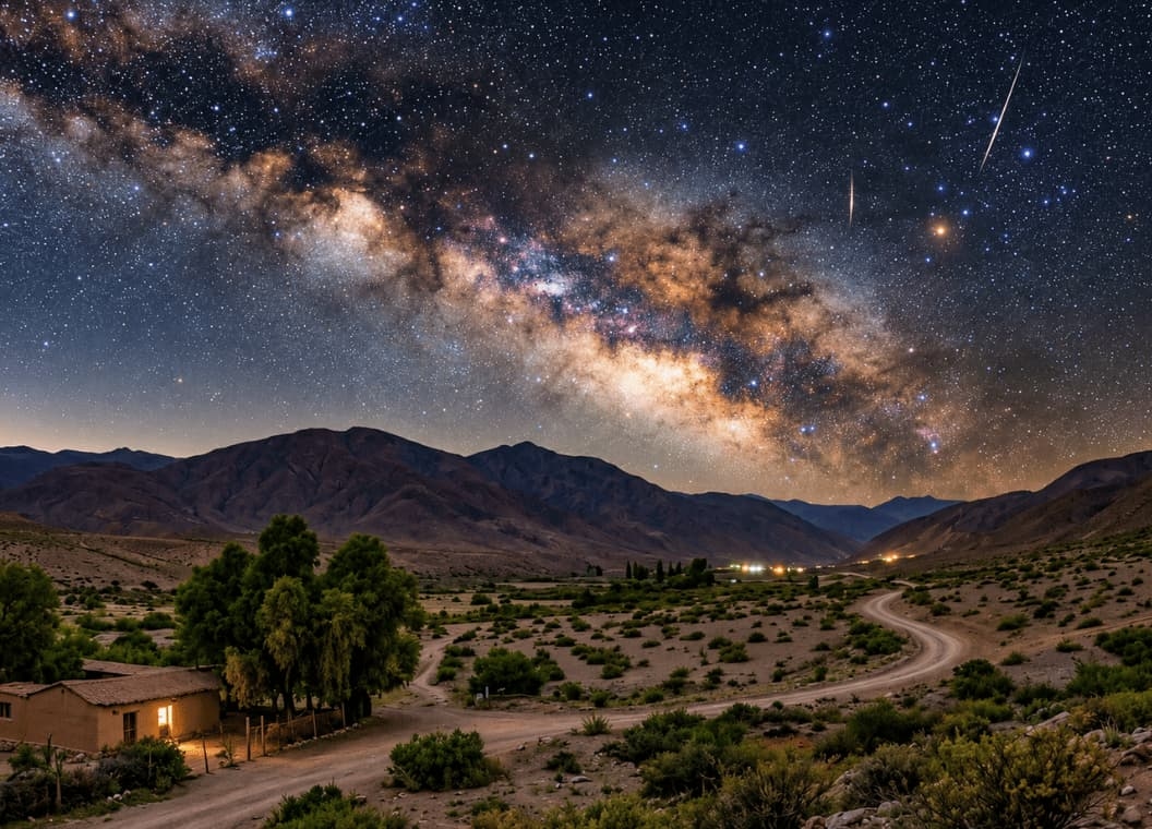 Río Hurtado: astroturismo, fósiles y naturaleza