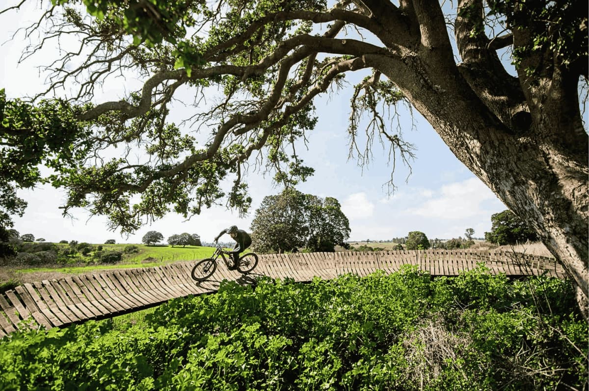 Acceso al Circuito MTB de Parque Tricao