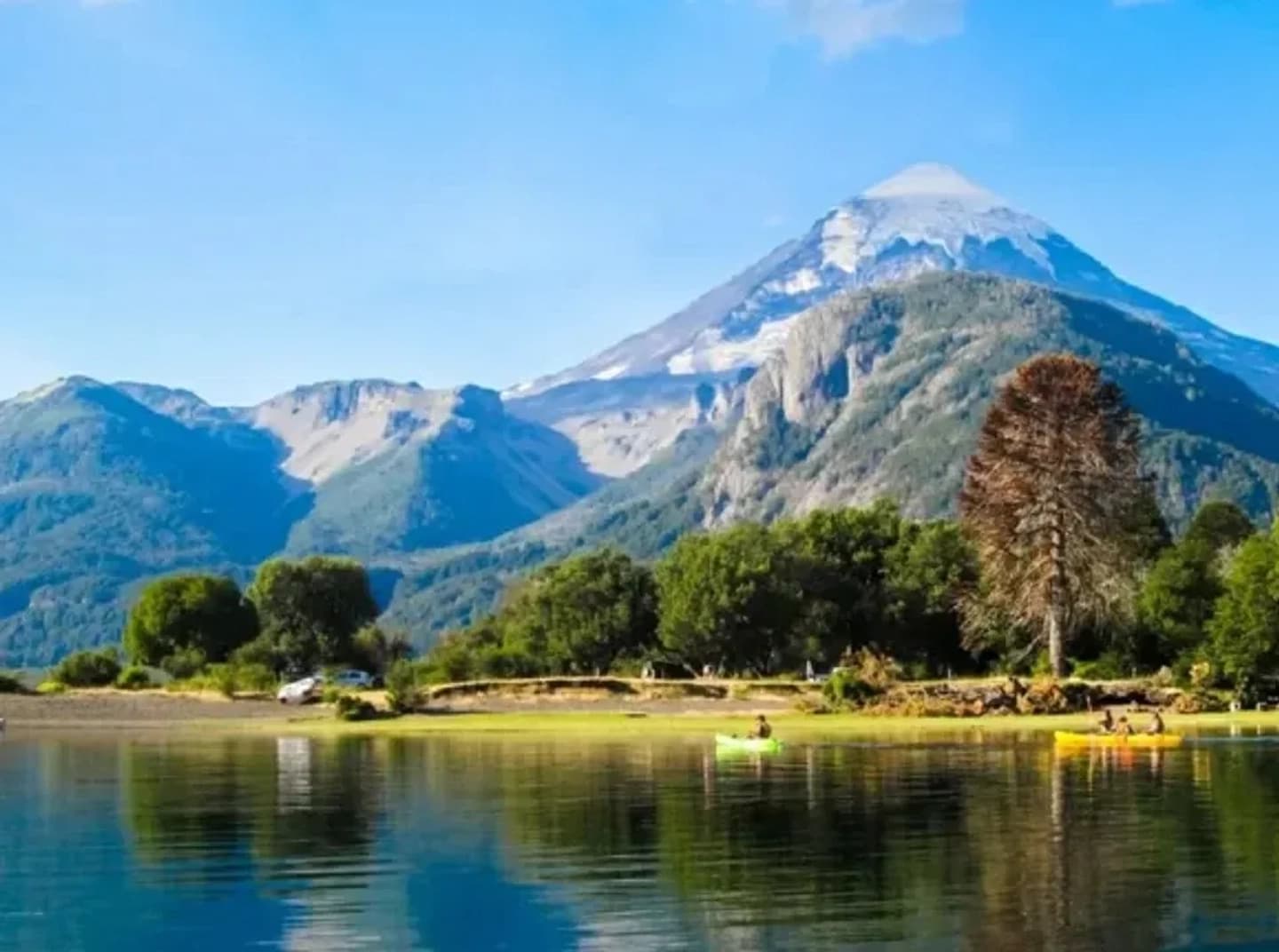 Excursión Lago Huechulafquen, Paimun, Volcán Lanin