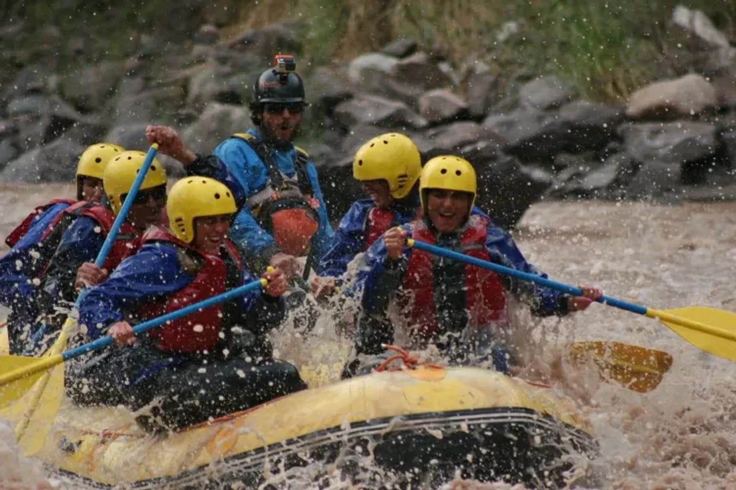 Intense Rafting on the Mendoza River in Potrerillos