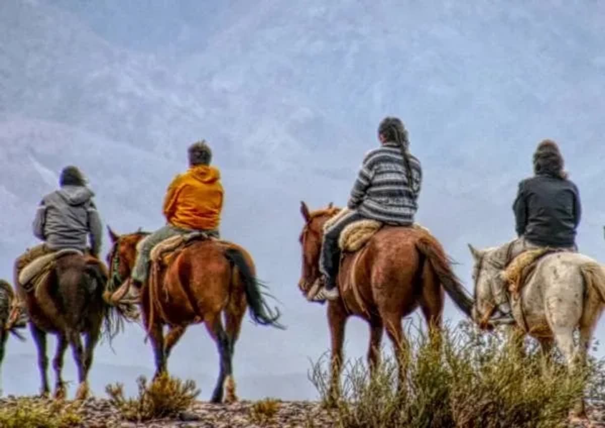 Cabalgata 8km en Uspallata