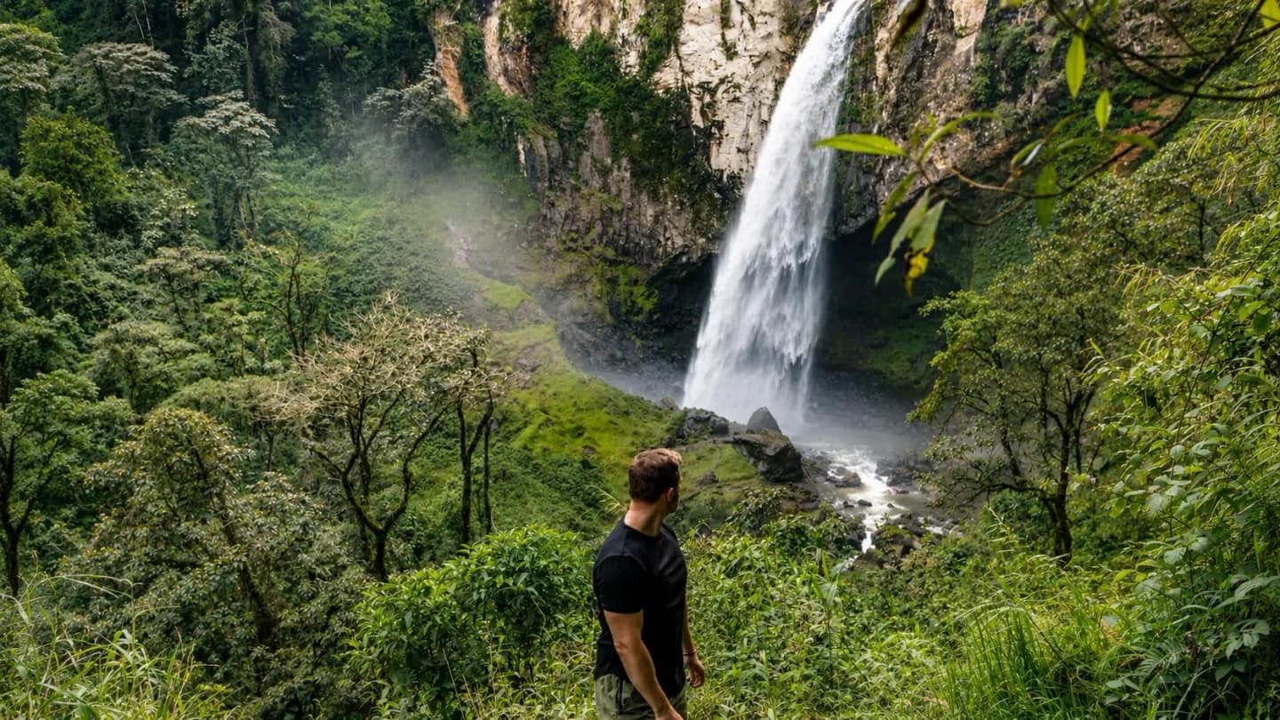 Tour a la Cascada del Río Molinos desde Manizales