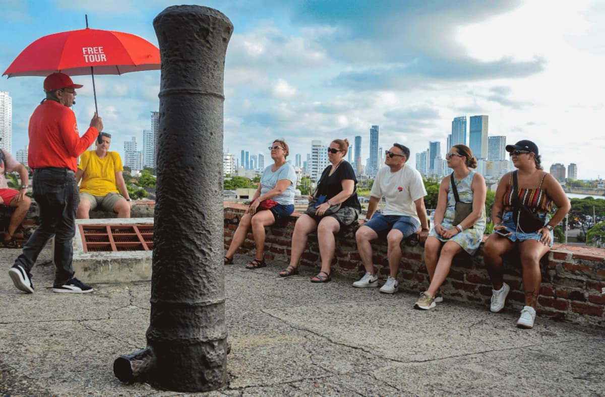 Tour Gratuito no Castelo San Felipe de Barajas em Cartagena