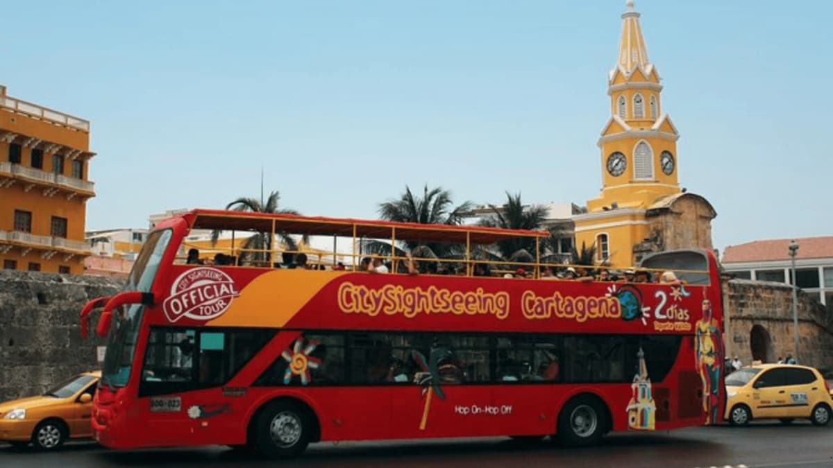 Bus Turístico City Sightseeing en Cartagena con Paradas Libres