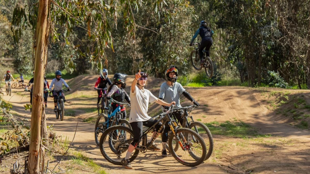 Entrada Mountain Bike en Parque Las Palmas