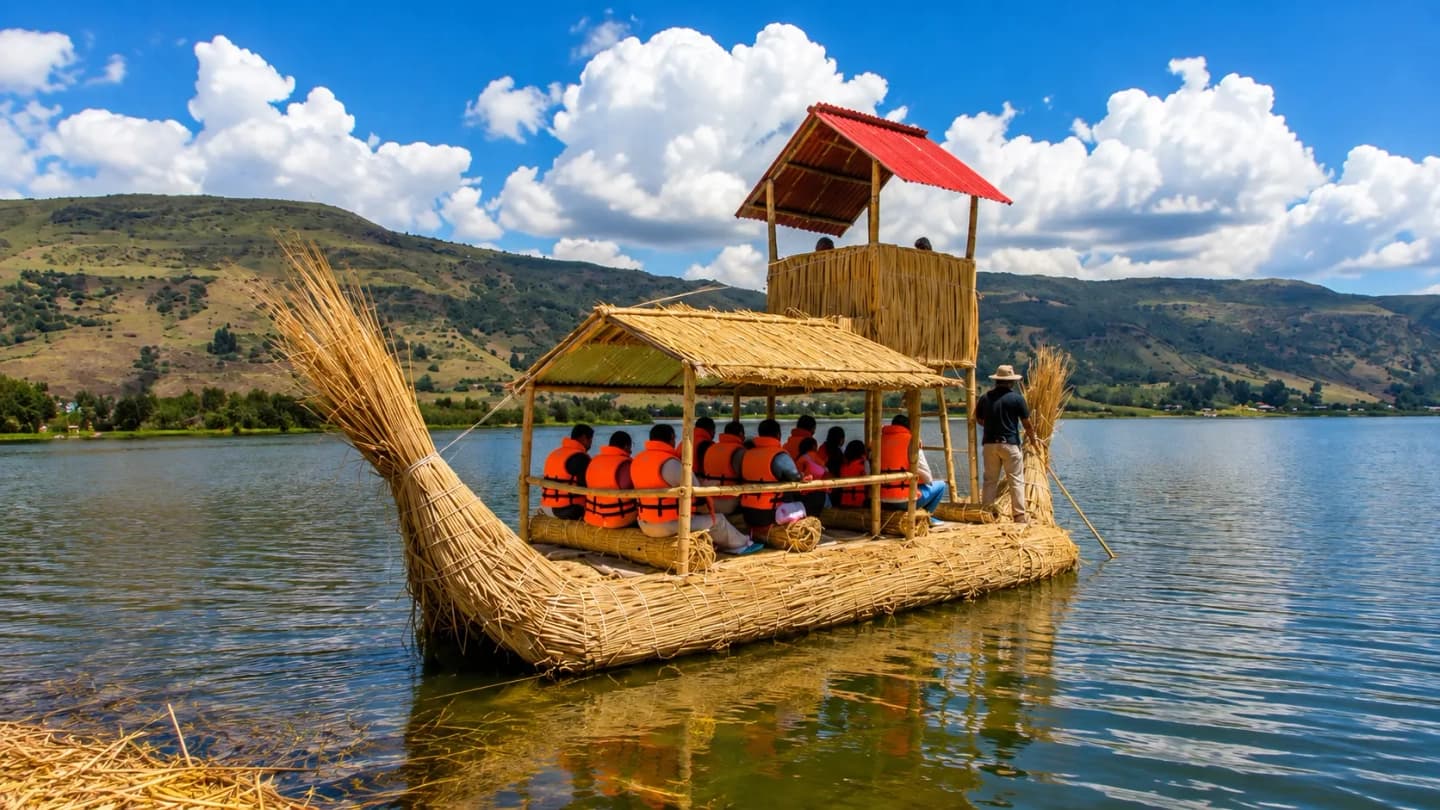 Valle de Namora y Laguna San Nicolás desde Cajamarca