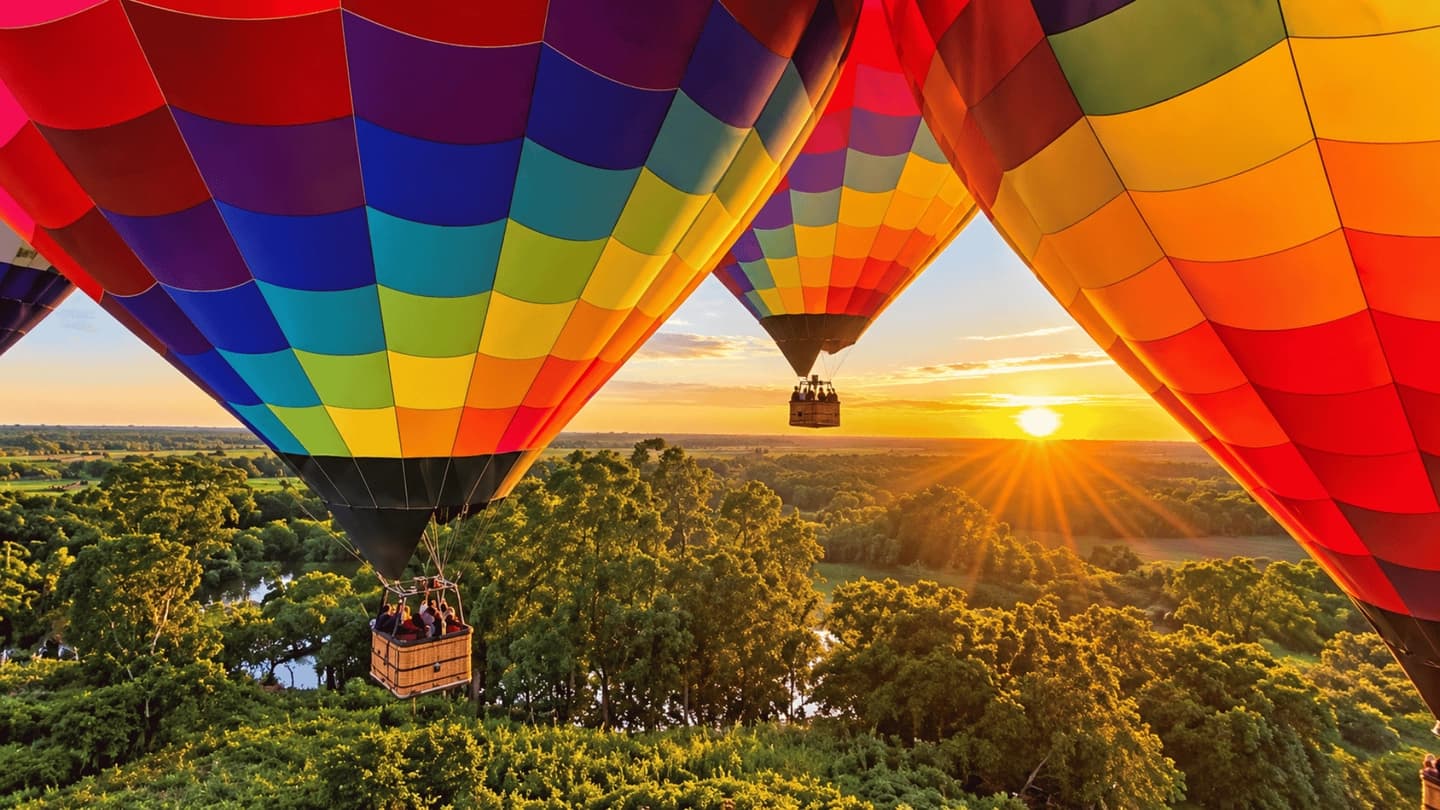 Paseo en globo en Praia Grande desde Cambará do Sul