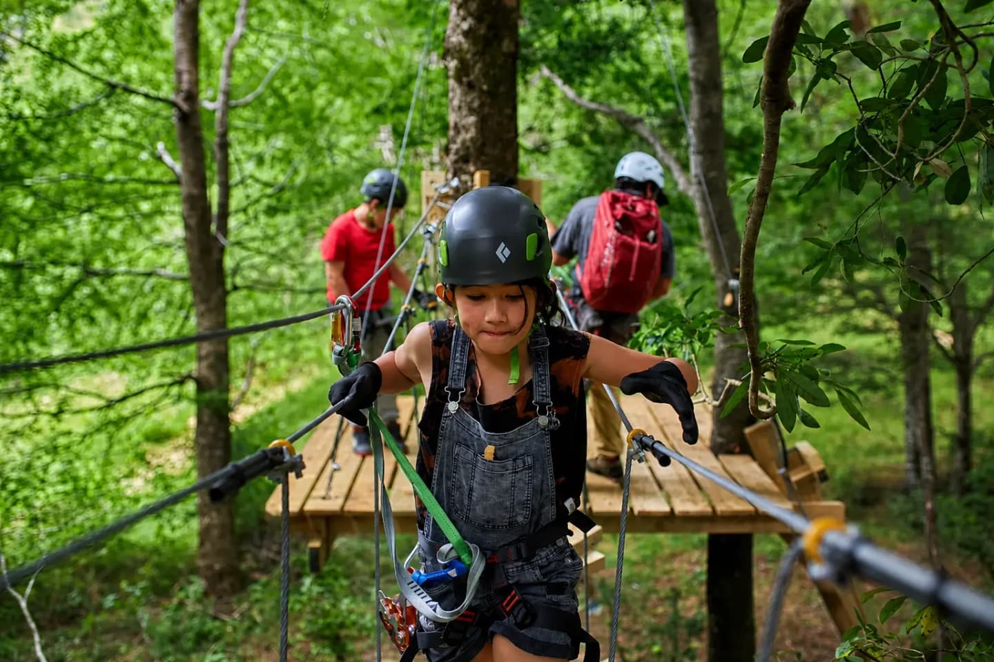 Arborismo Parque Neltume en Salto Huilo Huilo