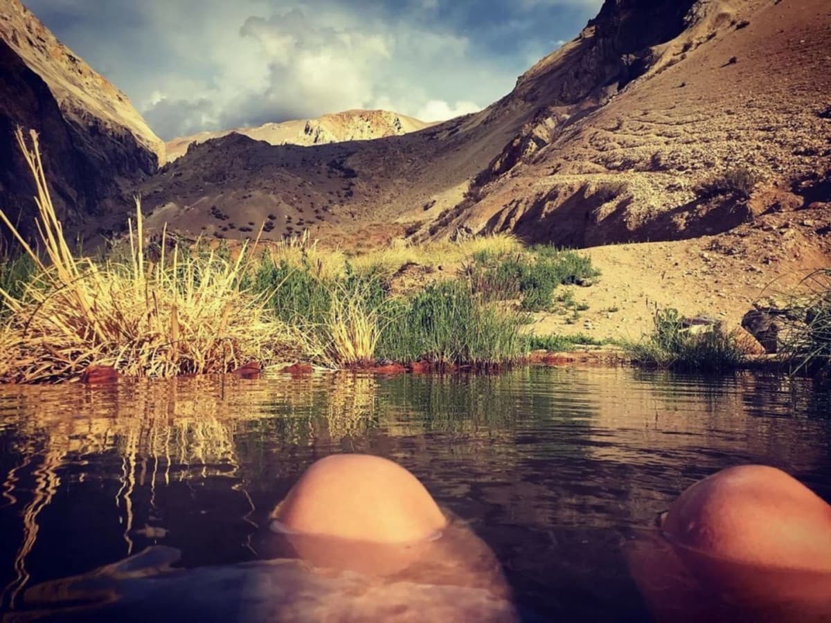 Ruta hacia las Termas en la Alta Cordillera del Valle de Elqui